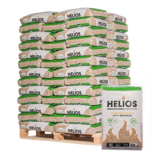 Pelety Helios – paleta 65 vriec po 15 kg / 975kg