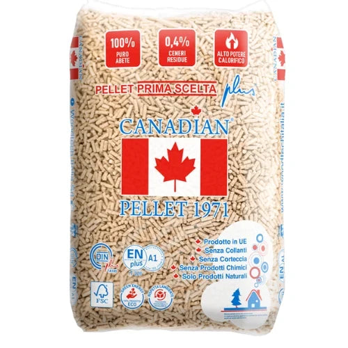 Kanadské smrekové drevené pelety– paleta 72vriec ×15kg (1080 kg)