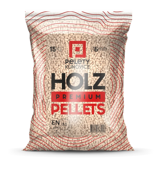 HOLZ PREMIUM ENplus A1 – drevené pelety, 70 × 15 kg = 1 050 kg
