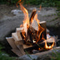 Bukové palivové drevo Flameup – 150 kg (3 × 50 kg) – polená s dĺžkou 25 cm – vhodné pre kachle, krby, vonkajšie ohniská a grily Translation missing: sk.products.product.regular_price