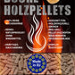 Bukové drevené pelety – 750 kg (25 vriec × 30 kg) – na grilovanie, údenie a pece na pizzu – pelety na varenie – vonkajšie pece – údenie – príslušenstvo na grilovanie Flameup